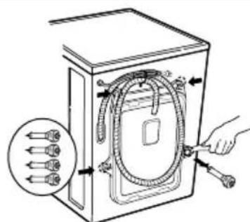 LG F10B8QDT2 - ■Removing transit bolts - 2