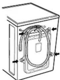 LG F10B8QDT2 - ■Removing transit bolts - 1