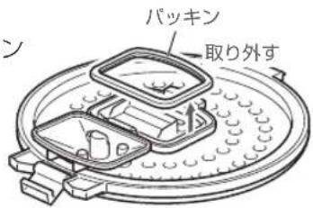 パッキン 取り外す
