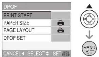 LEICA C-LUX 1 - Press ▲ to select [PRINT START] and then press [MENU/SET]. - 1