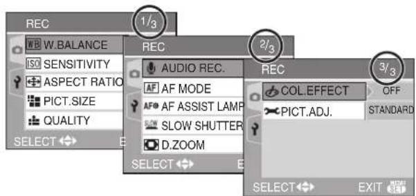 LEICA C-LUX 1 - ■ About the menu screen items - 1