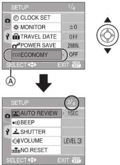 LEICA C-LUX 1 - Press ▲/▼ to select the menu item. - 1