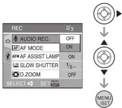LEICA C-LUX 1 - Press ▶, press ▲/▼ to select the setting and then press [MENU/SET]. - 1