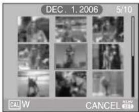 LEICA C-LUX 1 - 3Press [MENU/SET] to display the pictures that were recorded on the selected date. - 1