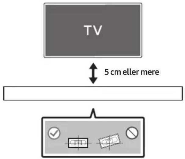 TV 5 cm eller mere