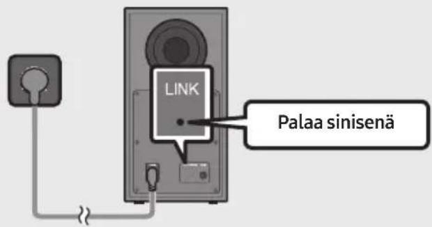 LINK Palaa sinisenä