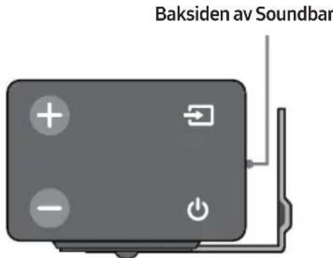 Baksiden av Soundbar