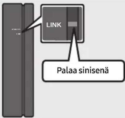 LINK Palaa sinisenä