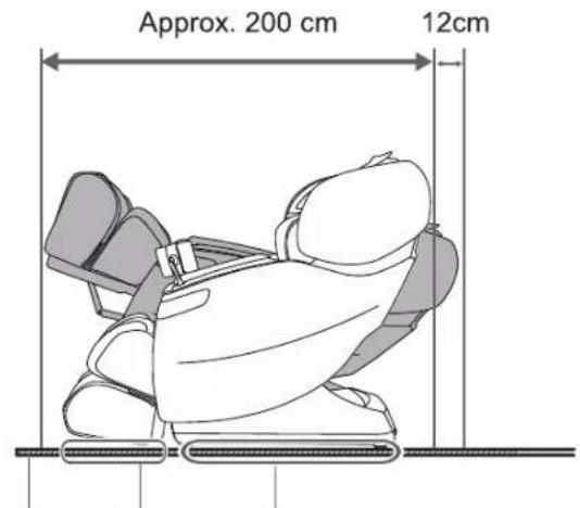 Approx. 200 cm 12cm
