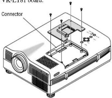 VR-ETOP board. Connector