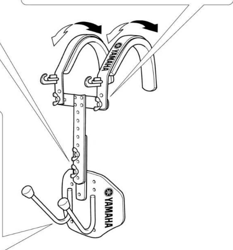 YAMAHA MBH-425 - バスドラムの取付け／Bass Drum Mounting - 8
