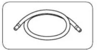 Simple line drawing of a coiled cable or hose with two connectors (no text or symbols)