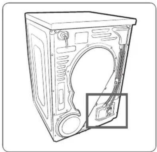 SAMSUNG DV80TA020AH - Avløpsslange (hvis det trengs) - 1