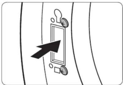 Diagram showing a door with a keyhole and arrow pointing to it, surrounded by coins (no text or symbols)