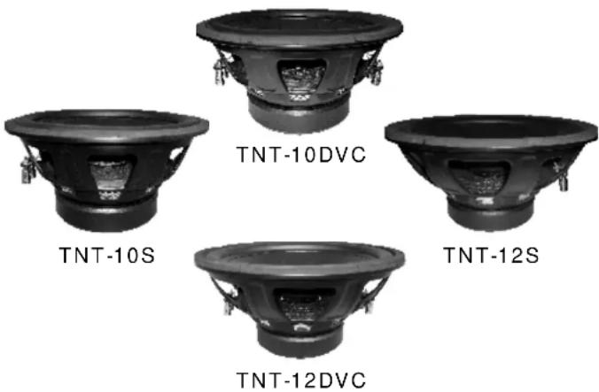 TNT-10DVC TNT-10S TNT-12S TNT-12DVC