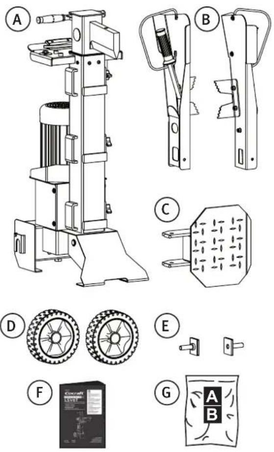 Cocraft LSV6T - Förpackningen innehåller - 1