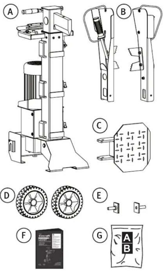 Cocraft LSV6T - Pakkauksen sisältö - 1