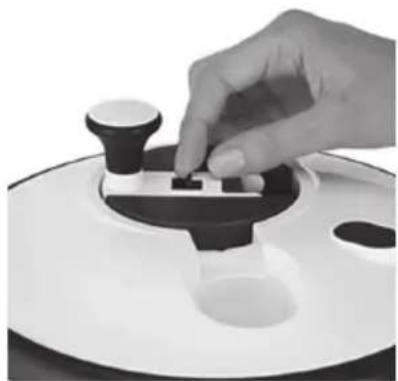 Coline TF1073-1 - Operating instructions Using the salad spinner - 3