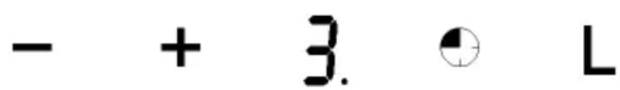 - + 3. ⏻ L