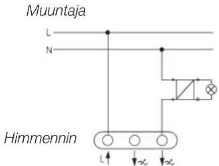 Muuntaja L N Himmennin L x x