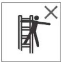Clas Ohlson WR2491A - General safety instructions for all ladders - 5