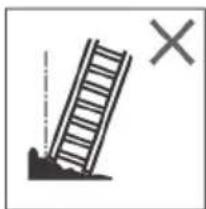 Clas Ohlson WR2491A - General safety instructions for all ladders - 4