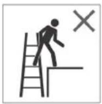 Clas Ohlson WR2491A - Besondere Sicherheitshinweise für Stehleitern - 1