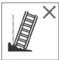 Clas Ohlson WR2491A - Allgemeine Sicherheitshinweise für Leitern - 7