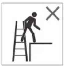 Clas Ohlson WR2491A - Additional safety instructions for standing ladders - 1
