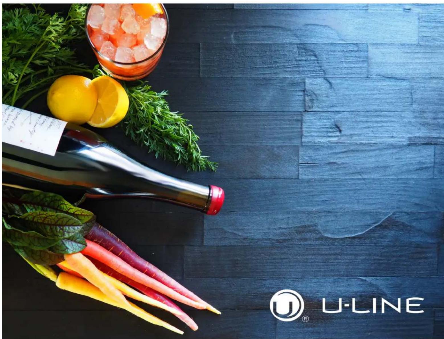 U-Line 3018CLRINT-00C - USER GUIDE & SERVICE MANUAL - 1