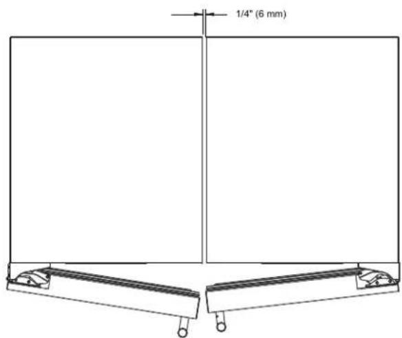 1/4" (6 mm)