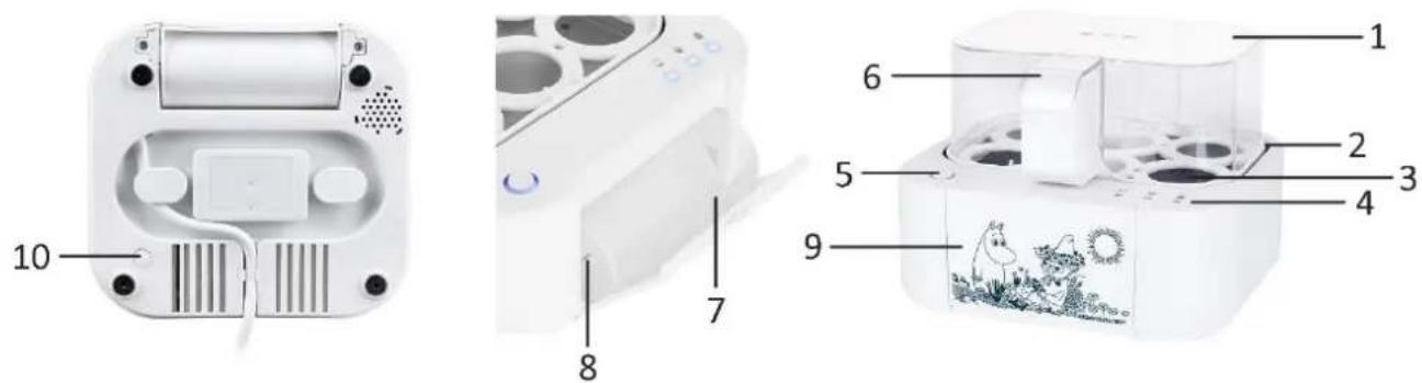 Emerio EB-115560.11 - BEZEICHNUNG DER TEILE - 1