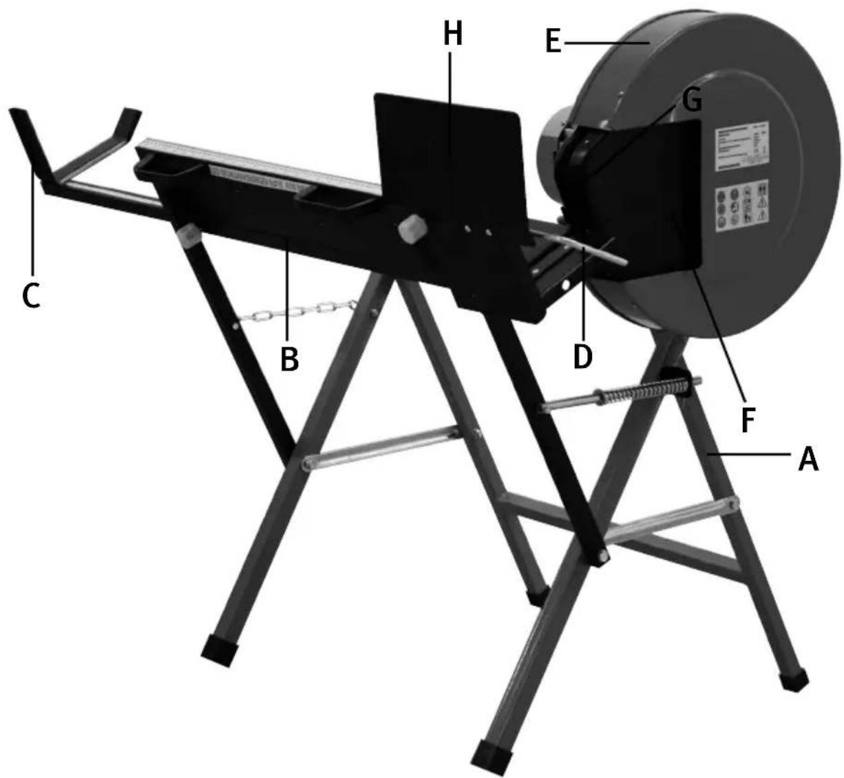Cotech LS400 - Osien nimitykset - 1
