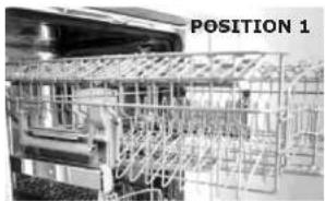 DELONGHI DEDW45S - Adjusting the Upper Basket - 2