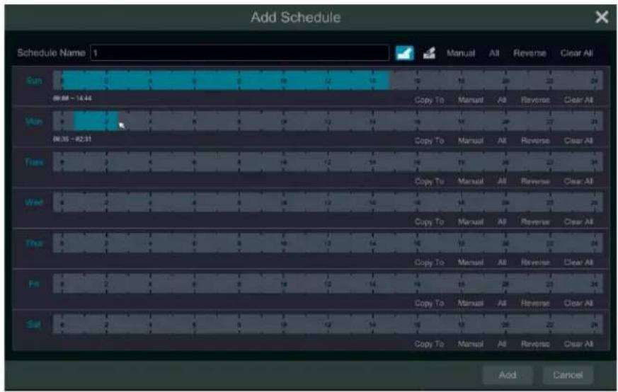 Add Schedule Schedule Name 1 Sun 8:04 - 14:44 Mon 8:35 - 92:31 Time 8:04 - 14:44 Wind 8:35 - 92:31 Thor 8:04 - 14:44 Pet 8:35 - 92:31 Sat 8:04 - 14:44 Copy To Manual All Reverse Clear All Copy To Manual All Reverse Clear All Copy To Manual All Reverse Clear All Copy To Manual All Reverse Clear All Copy To Manual All Reverse Clear All Copy To Manual All Reverse Clear All Copy To Manual All Reverse Clear All Copy To Manual All Reverse Clear All Copy To Manual All Reverse Clear All Copy To Manual All Reverse Clear All Copy To Manual All Reverse Clear All Copy To Manual All Reverse Clear All Copy To Manual All Reverse Clear All Copy To Method All Reverse Clear All Add Cancel