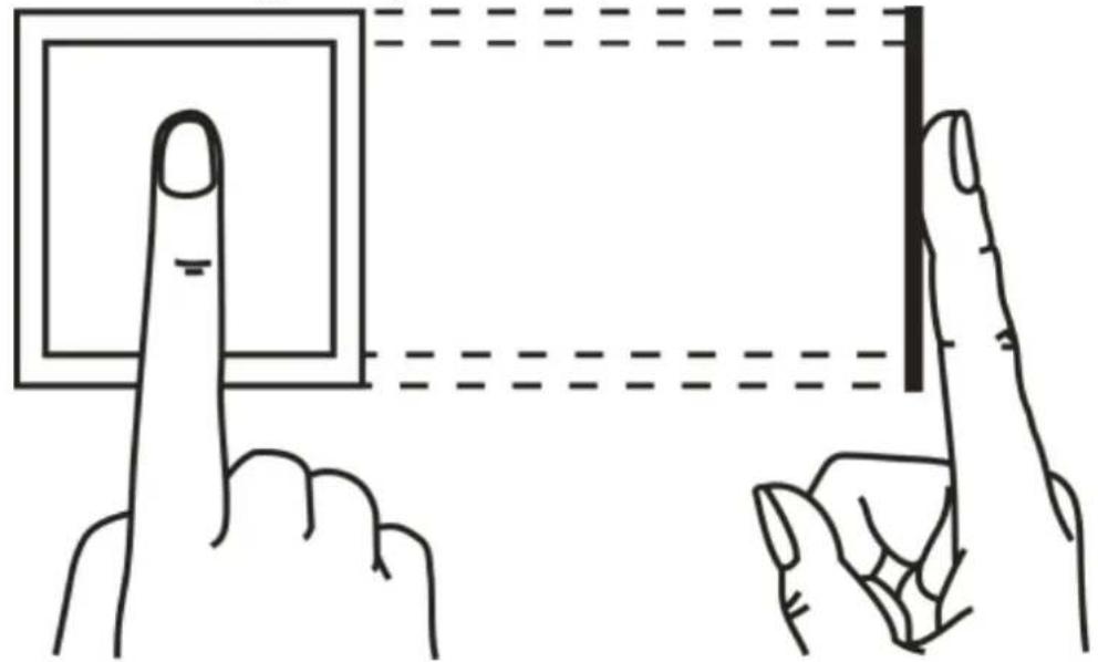 Dahua Technology ASI6213S - How to Press Your Fingerprint on the Scanner - 1