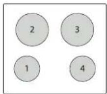 2 3 1 4