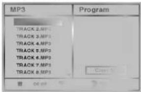 MP3 Program TRACK 2.MP3 TRACK 3.MP3 TRACK 4.MP3 TRACK 5.MP3 TRACK 6.MP3 TRACK 7.MP3 TRACK 8.MP3 Clear