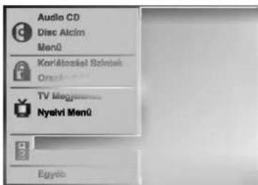 Audio CD Disc Alcim Menü Korlikozsiel Szintek Ora#i TV Megnerika Nysivi Menü Egyeb