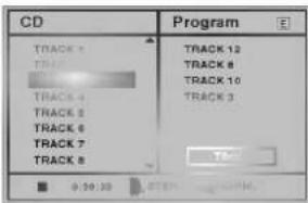 CD Program TRACK 1 TRACK 2 TRACK 3 TRACK 4 TRACK 5 TRACK 6 TRACK 7 TRACK 8 TRACK 12 TRACK 8 TRACK 10 TRACK 3 Track 0:30:30 STEP