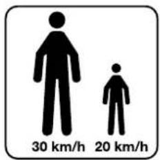 30 km/h 20 km/h