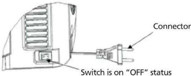 Connector Switch is on "OFF" status
