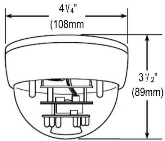 4½" (108mm) 3½" (89mm)
