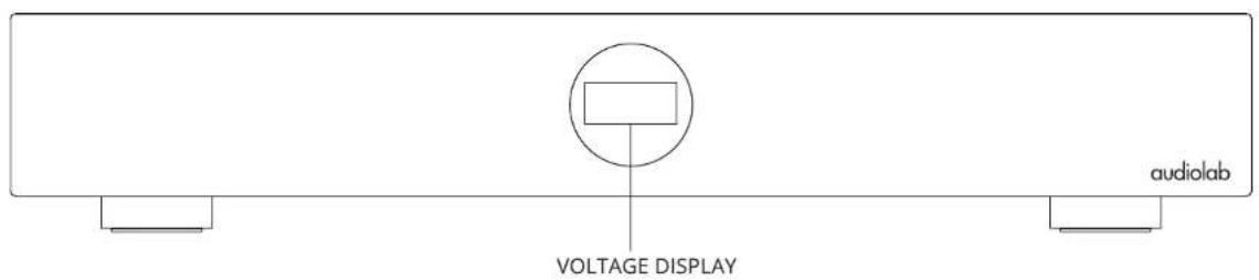 VOLTAGE DISPLAY audiolab