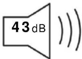 43 dB