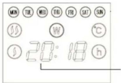MON TUE MED THU FRI SAT SUN W °C 20:18 h
