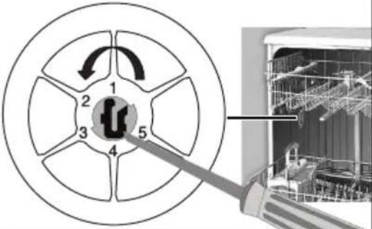 BEKO EDDN28535W - Indstilling af vandblødgøringssystemet - 7