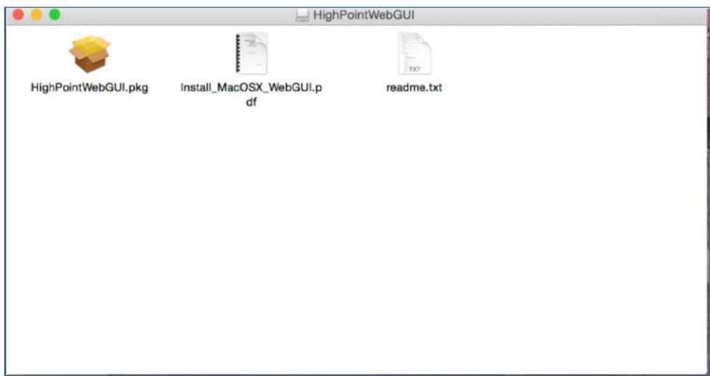 HighPointWebGUI HighPointWebGUI.pkg Install_MacOSX_WebGUI.p df readme.txt