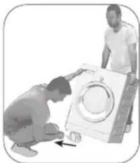BEKO EWTV9716XSPT - Pakkaustukien irrottaminen - 1