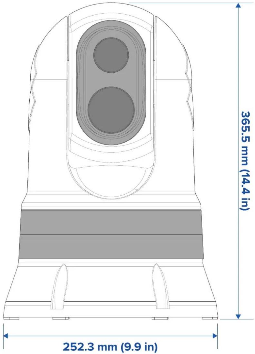 FLIR M332 - M300Serieswithoptionalmountingriser - 1